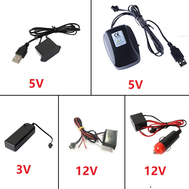 Led El Wire - DC 12V EL Line USB Cigarette