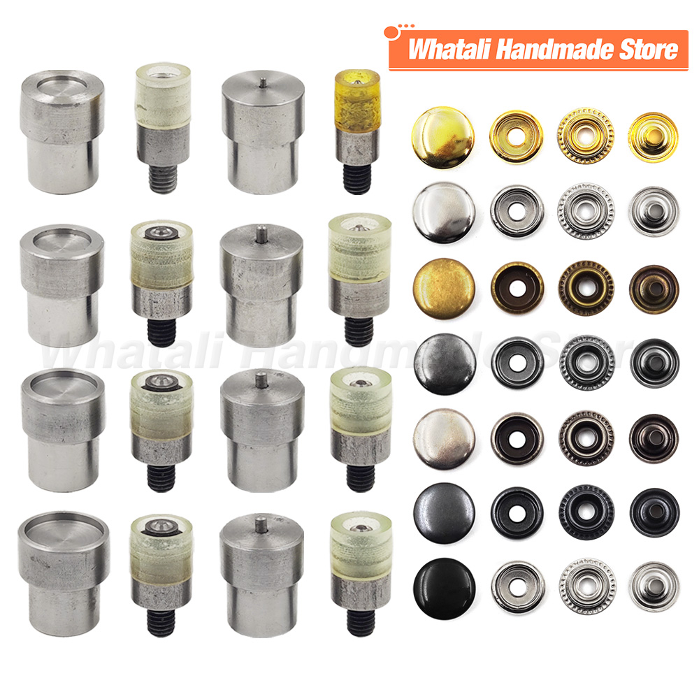 Snap Fastener Set - Snaps Fasteners Buttons Dies Installation Press