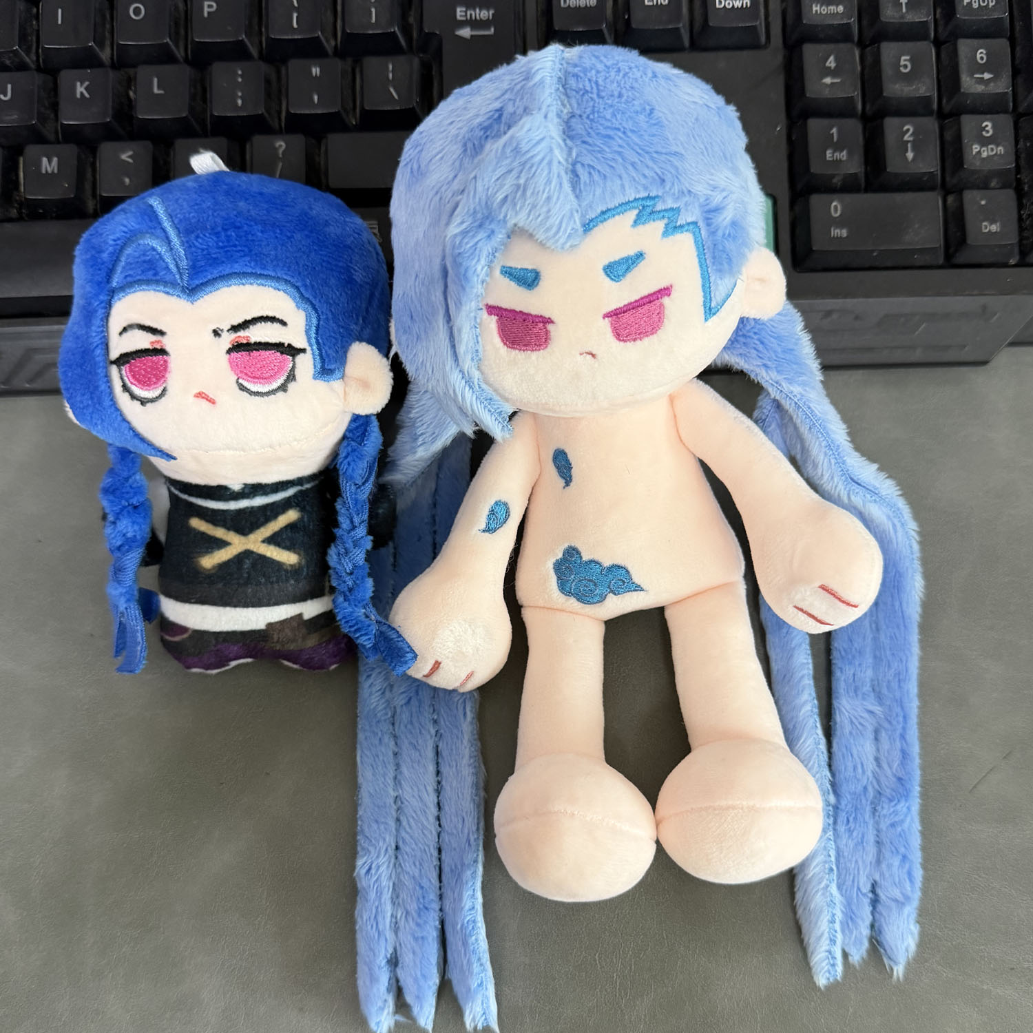 Cosplay Plushie Prop - Anime Game Powder Jinx Plushie Stuffed