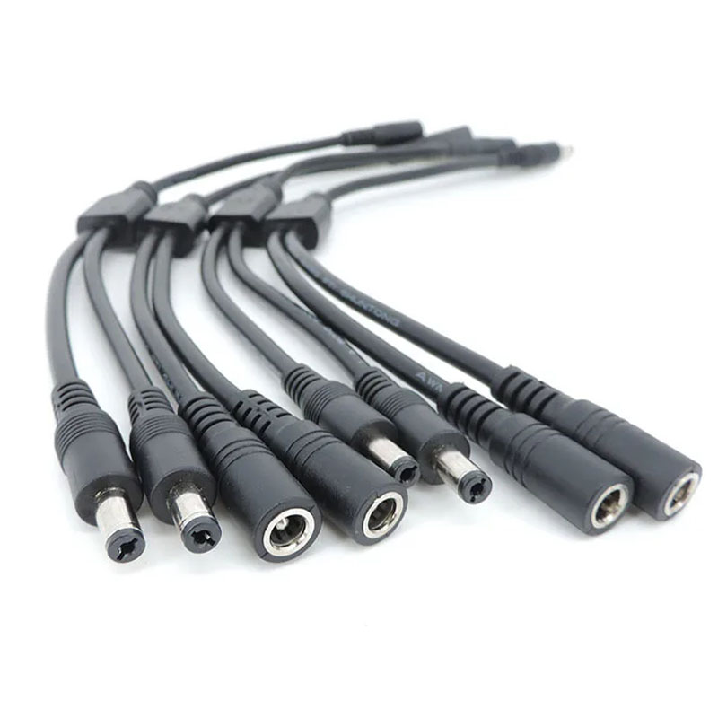 1PC DC 5.5mm*2.1mm 1 To 2 Conn - Led El Wire ulasan dan harga