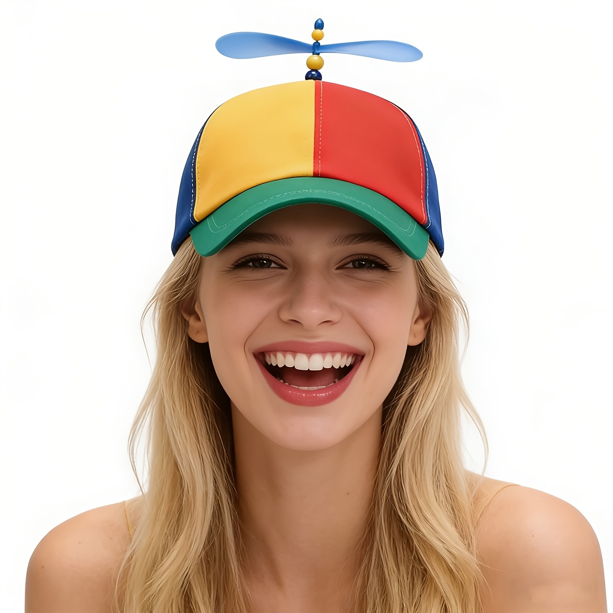 Funny Multicolor Propeller Hat - Flamethrower Cosplay Prop ulasan dan harga