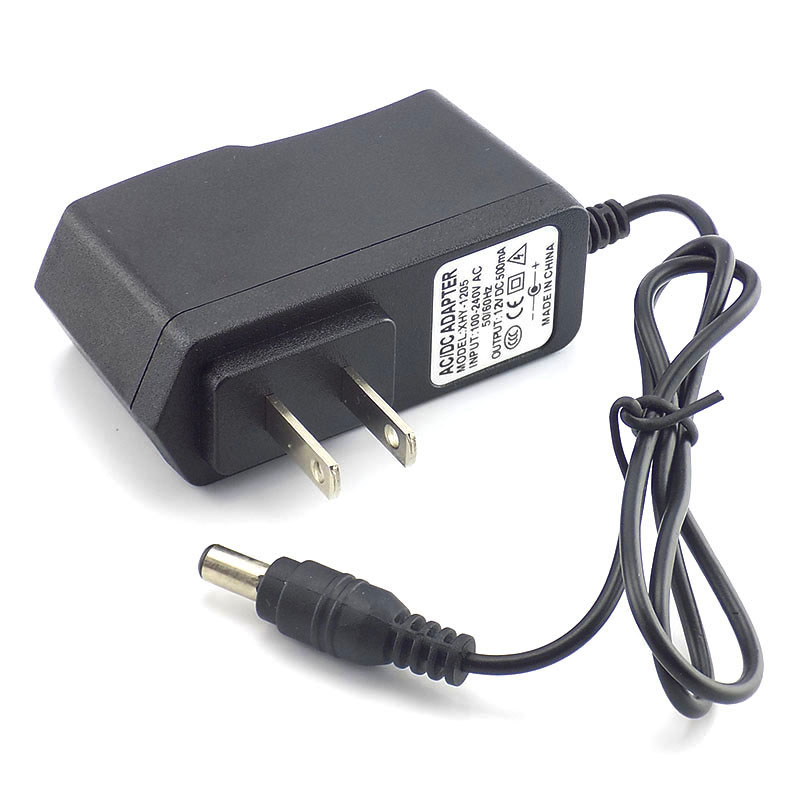 12V 0.5A 500mA US EU Plug 100- - Led El Wire ulasan dan harga
