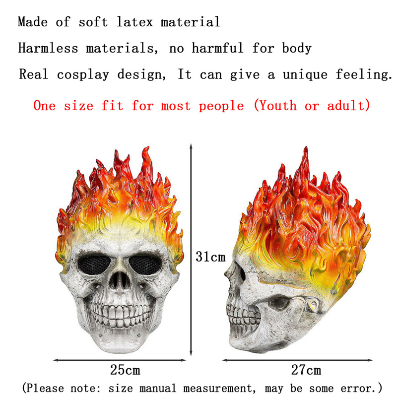 Unique Cosplay Flame Skeleton  - Cosplay Flame Prop ulasan dan harga