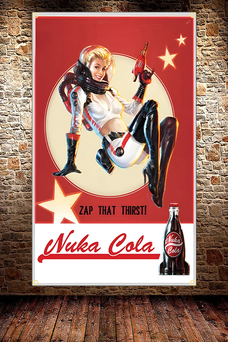 FLAGDOM 90X150CM 3X5Ft GAME Po - Fallout Cosplay Prop ulasan dan harga