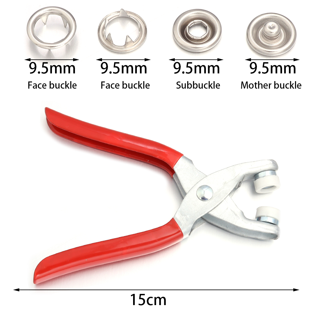 50sets 7.5/9.5/11mm Stainless  - Snap Fastener Set ulasan dan harga