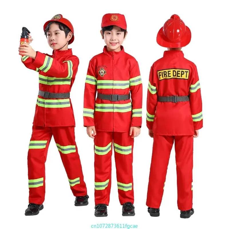 Children Firefighter Uniform S - Cosplay Prop Works ulasan dan harga
