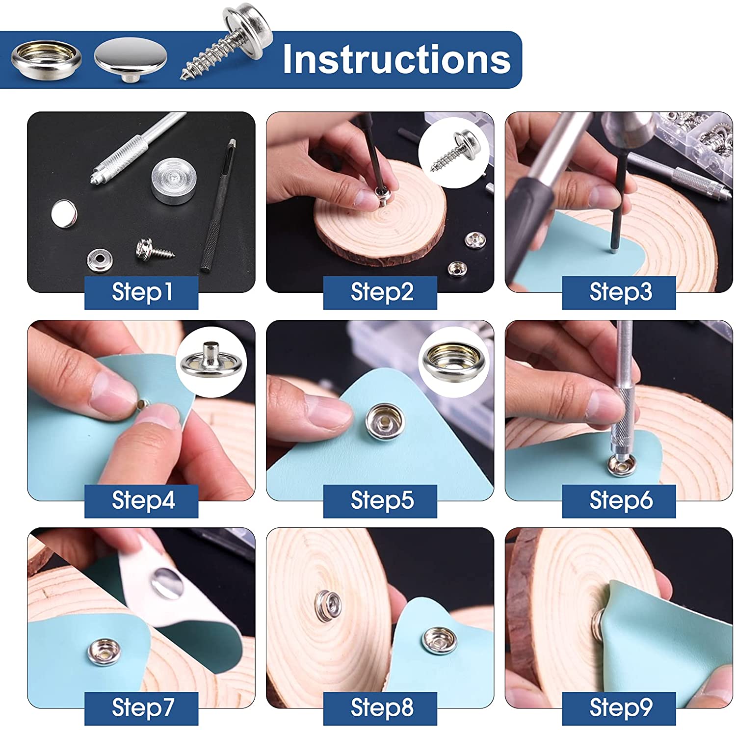 323 Piece Canvas Snap Kit Mari - Snap Fastener Set ulasan dan harga