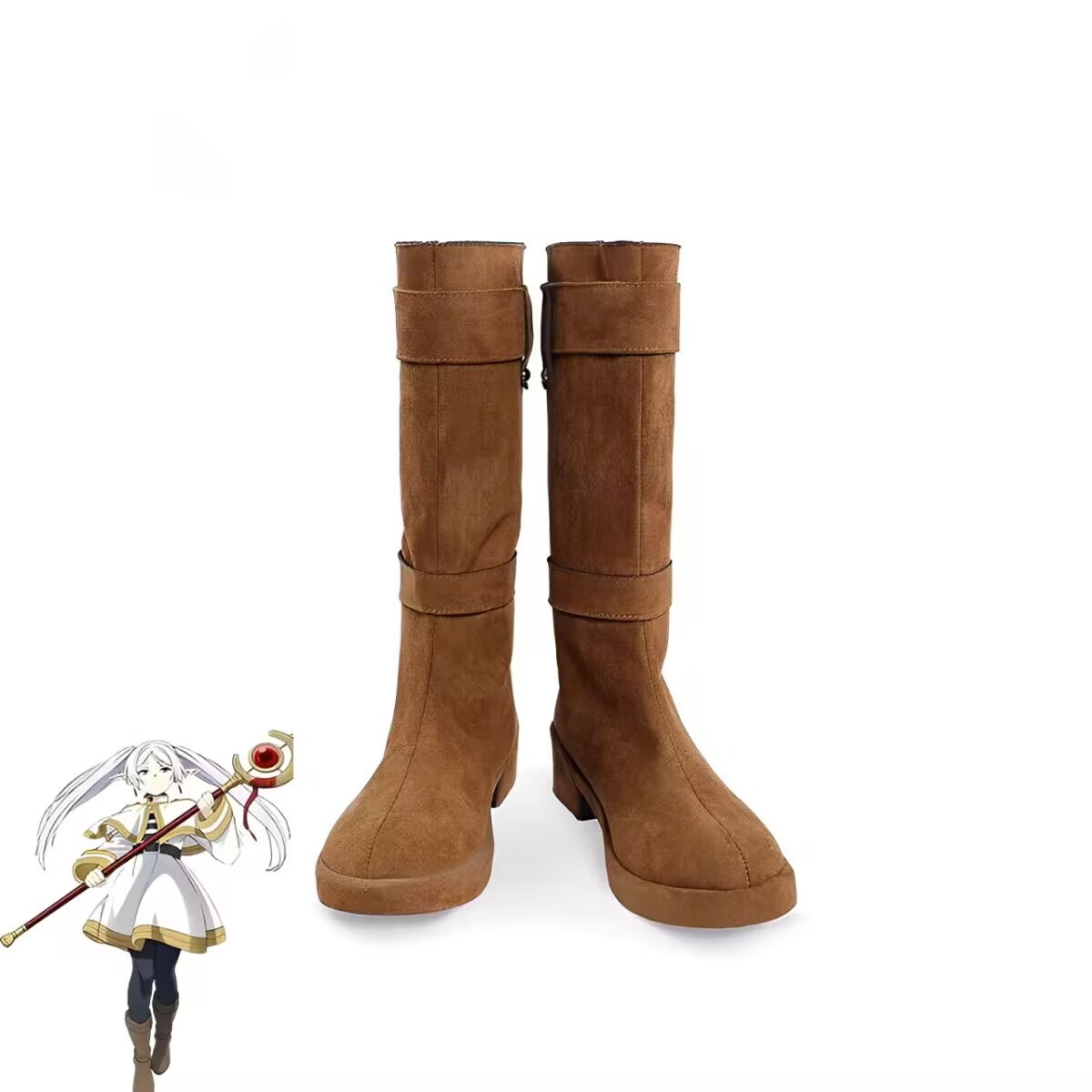 Sousou No Frieren Cosplay Shoe - Frieren Cosplay Prop ulasan dan harga