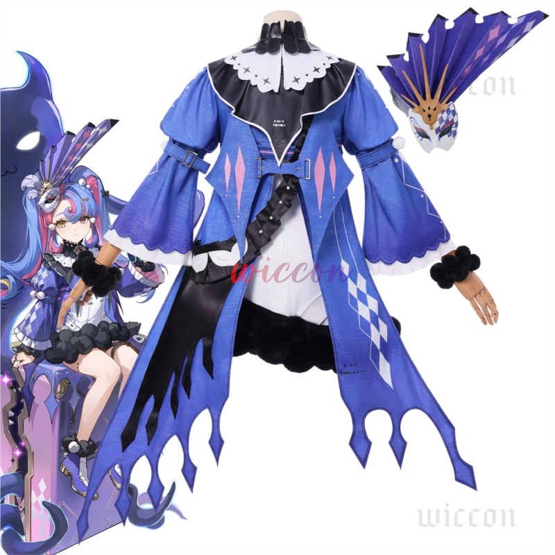 Roccia Cosplay Costume Wig Dre - Cosplay Floating Prop ulasan dan harga