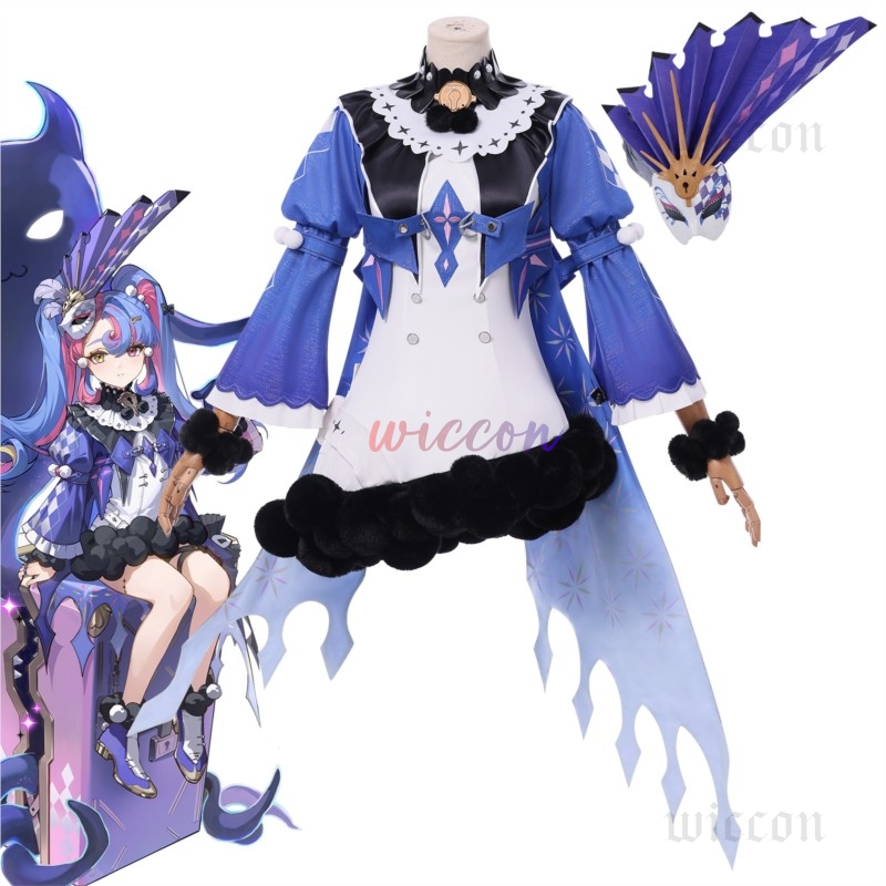 Roccia Cosplay Costume Wig Dre - Cosplay Floating Prop ulasan dan harga