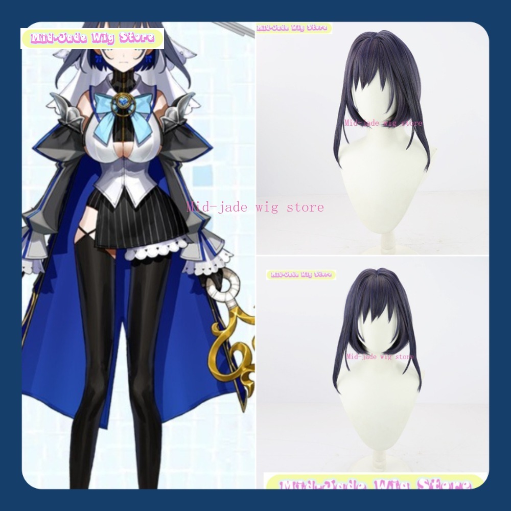 Mid-jade Wig Store Hololive EN - Prop En Cosplay ulasan dan harga