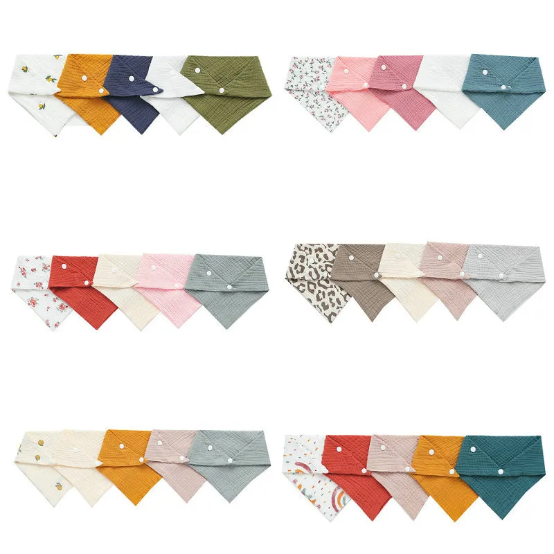 5Pcs/Set Newborn Baby Bibs Fee - Snap Fastener Set ulasan dan harga