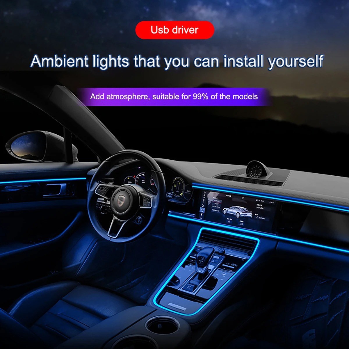 Car Environment El Wire LED US - Led El Wire ulasan dan harga