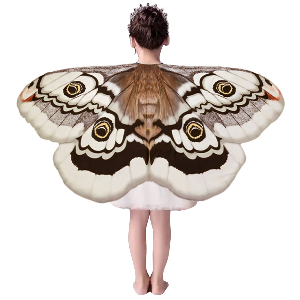 Kids Moth Wings Cape  Butterfl - Cosplay Floating Prop ulasan dan harga