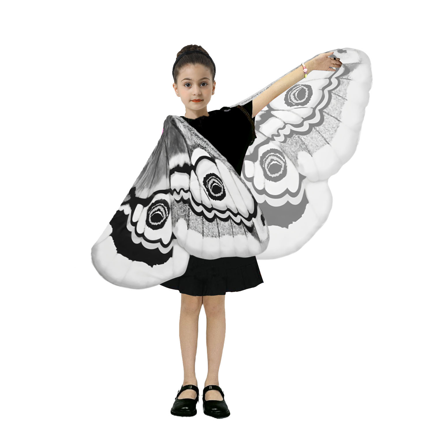 Kids Moth Wings Cape  Butterfl - Cosplay Floating Prop ulasan dan harga