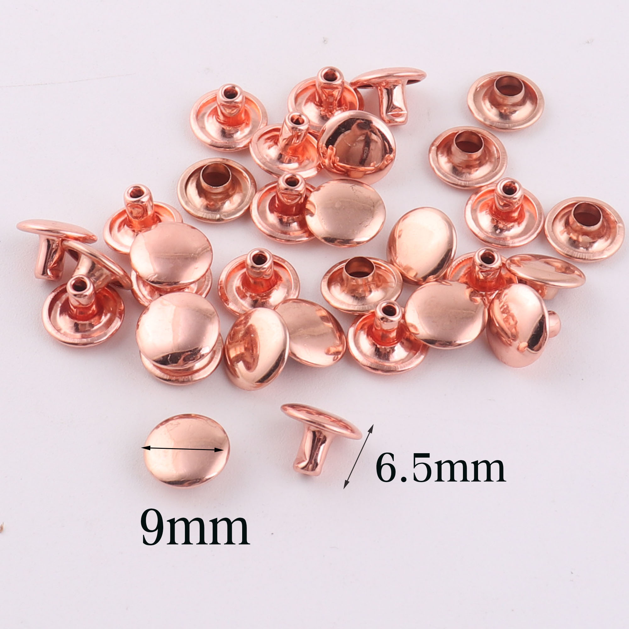 100 Sets Double Cap Rivets,Ros - Snap Fastener Set ulasan dan harga