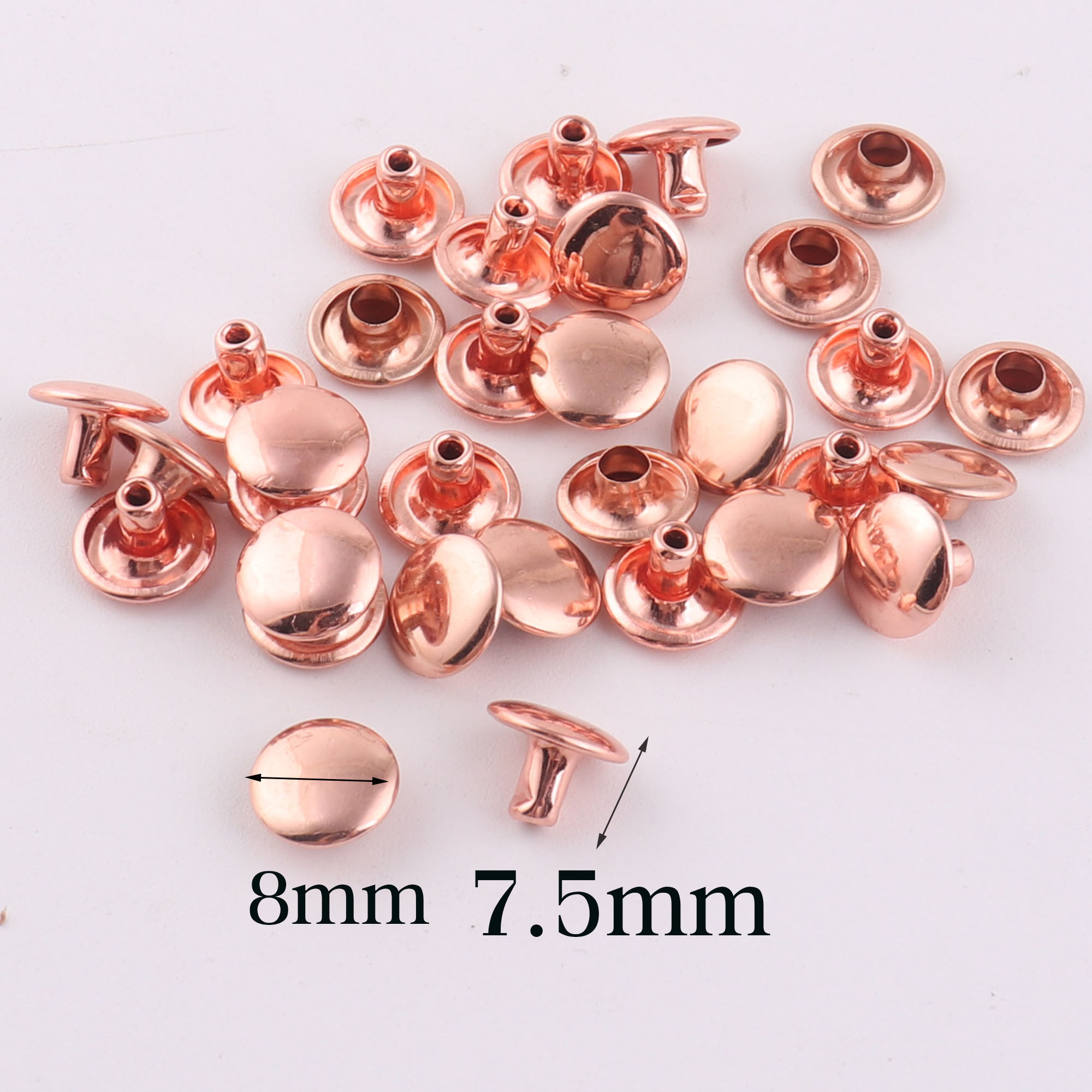 100 Sets Double Cap Rivets,Ros - Snap Fastener Set ulasan dan harga