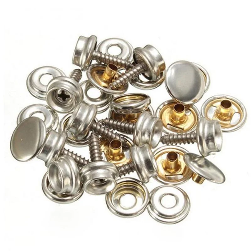 10 Sets Stainless Steel Tappin - Snap Fastener Set ulasan dan harga