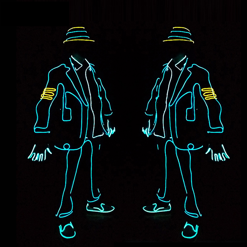 EL Wire Glowing Jazz Dance Cos - Led El Wire ulasan dan harga