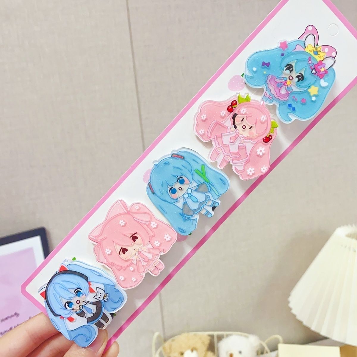 Hatsune Miku cartoon hair clip - Cosplay Floating Prop ulasan dan harga