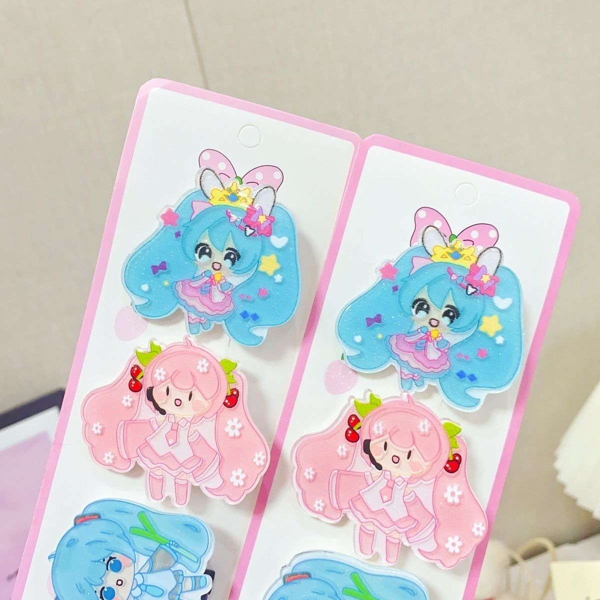Hatsune Miku cartoon hair clip - Cosplay Floating Prop ulasan dan harga