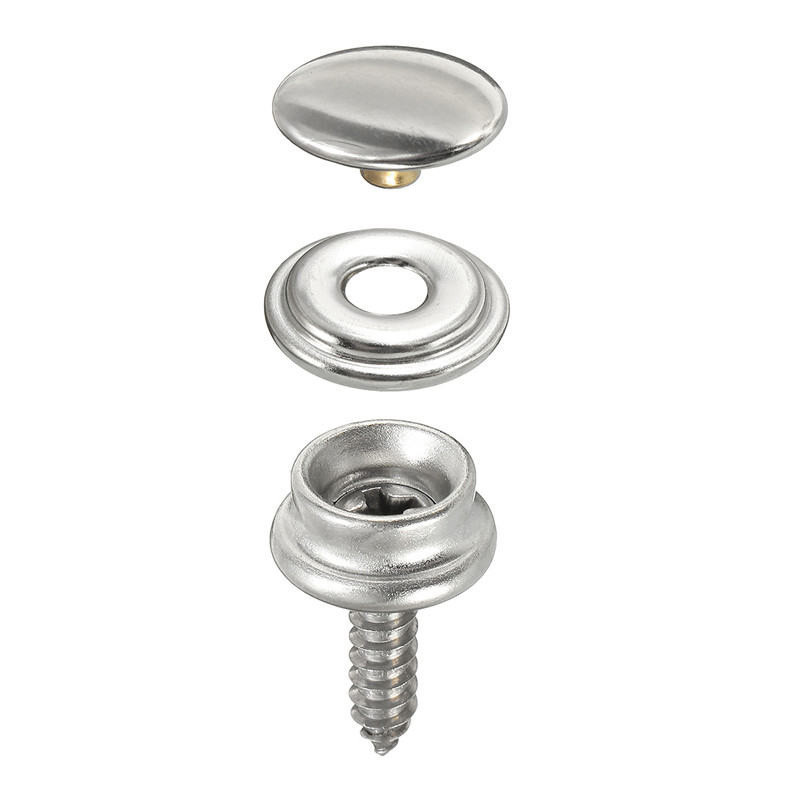 10 Sets Stainless Steel Tappin - Snap Fastener Set ulasan dan harga