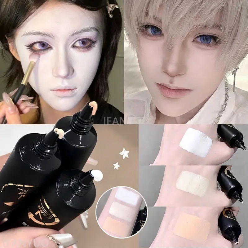 White Liquid Foundation for Ha - Cosplay Prop Primer ulasan dan harga