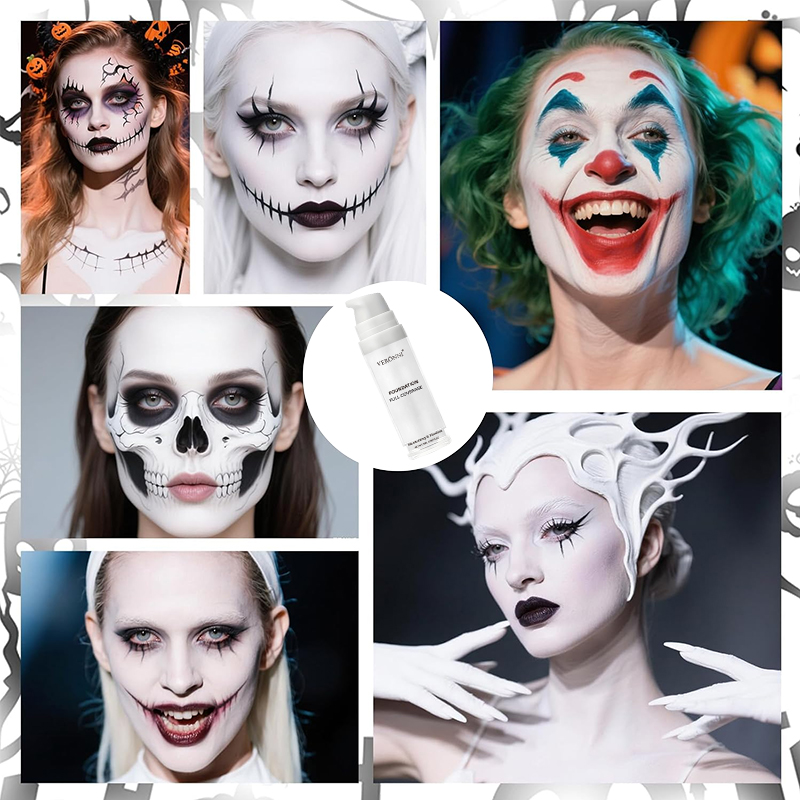 Matte White Liquid Foundation  - Cosplay Prop Primer ulasan dan harga