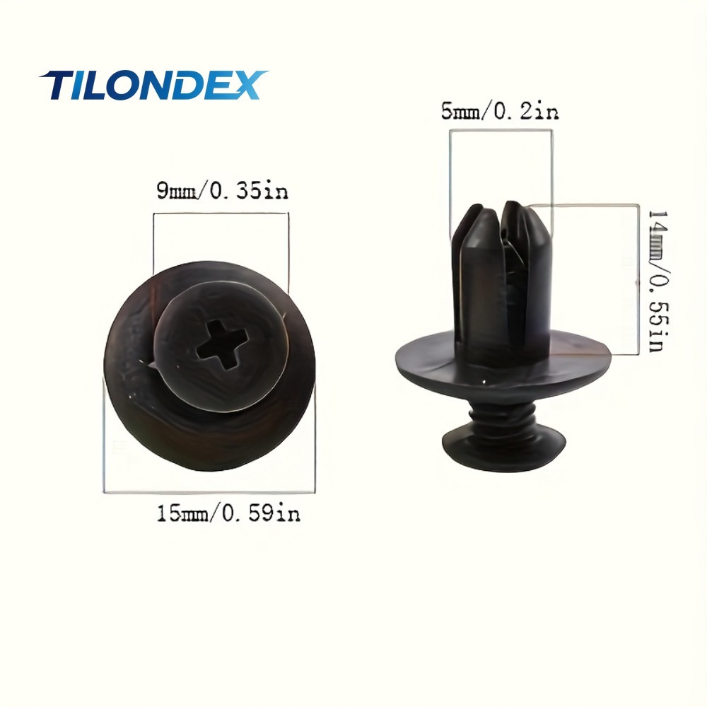 TILONDEX 100pcs Automotive Fas - Snap Fastener Set ulasan dan harga