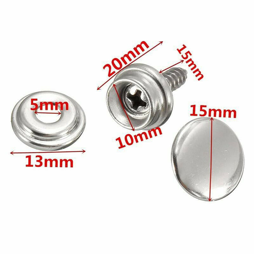 30pcs Snap Fastener Stainless  - Snap Fastener Set ulasan dan harga