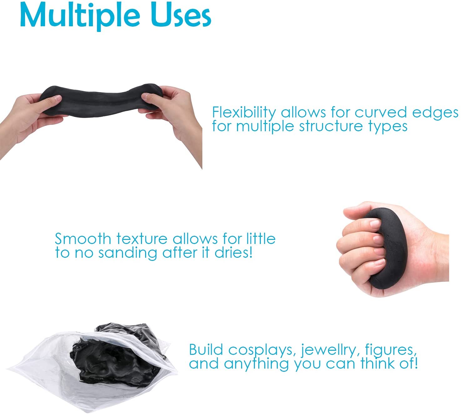 Cosplay Foam Sculpting Clay 2  - Foam Clay Sculpt ulasan dan harga